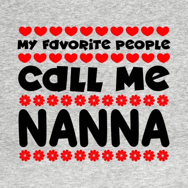 My favorite people call me nanna by colorsplash